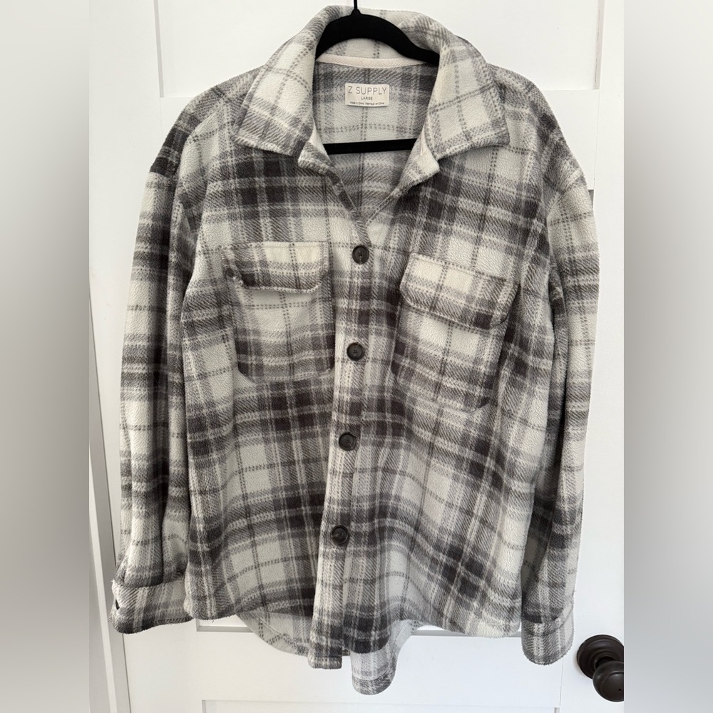 Womens Z Supply Fleece Shirt